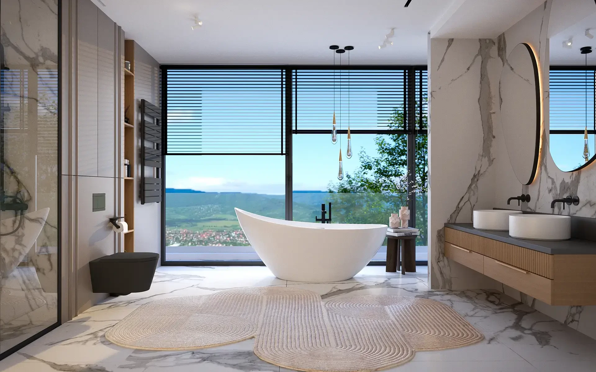 M-Acryl Prestige Paradise szabadon álló akril kád