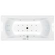 M-Acryl Azalia kád 160x105 + Activ 12 fúvókás pneumatikus hidromasszázs