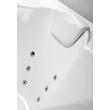 M-Acryl Liza kád 150x95 + Wellness 22 fúvókás elektronikus hidromasszázs