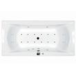 M-Acryl Fresh kád 180x80 + Wellness Premium 24 fúvókás elektronikus hidromasszázs