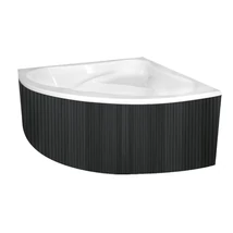 M-Acryl Everwood előlap sarok és aszimmetrikus kádakhoz Antracit