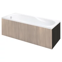 M-Acryl Everwood oldallap egyenes kádakhoz Antracit