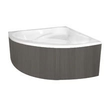 M-Acryl Everwood előlap sarok és aszimmetrikus kádakhoz Hamvas kőris