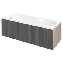 M-Acryl Everwood előlap egyenes kádakhoz Hamvas kőris