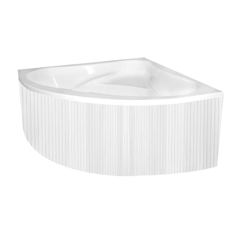 M-Acryl Everwood előlap sarok és aszimmetrikus kádakhoz Skandináv fehér