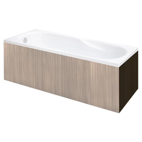 M-Acryl Everwood oldallap egyenes kádakhoz Sötét tölgy