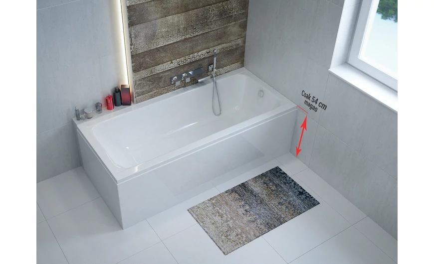 Az M-Acryl Eco kád: Stílusos, kényelmes és környezetbarát választás a fürdőszobába